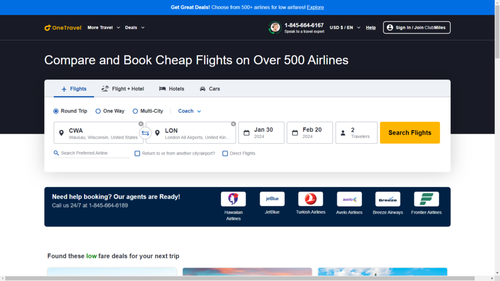 Get 50% OFF Your Travel Deal on OneTravel.com